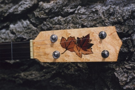 Leaf inlay, Oak, Walnut, Cherry, Maple