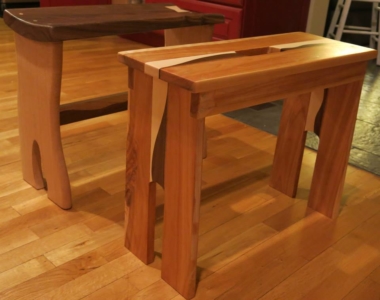 Oak, Cherry, Walnut and Maple stools