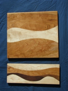 Cherry, Walnut and Maple