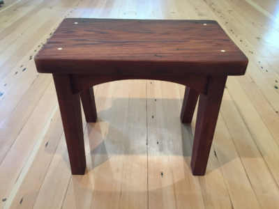 Redwood stool